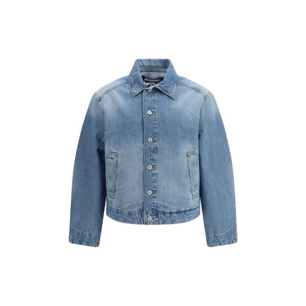 Jacquemus Polyamide Clothing with Modern Design Men Blue Jackets